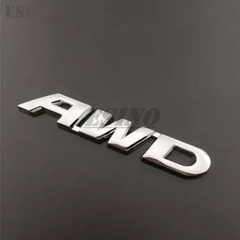 3D V6 AWD автомобильный металлический сплав, крыло багажника, приклеивающийся значок, задняя дверь, Displaceme Эмблема для Toyota Highlander V6