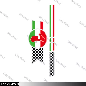3D VESPA наклейка переднее крыло ретро боковые наклейки водонепроницаемые для vespa gtv gts 300 250 125 sprint spring px 150 lx 125 50