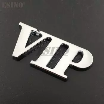 3D VIP JDM автомобильный багажник из цинкового сплава значок эмблема универсальный дизайн аксессуары для заднего багажника автомобиля клейкий значок
