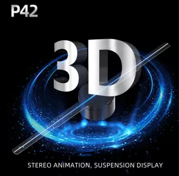 3D вентилятор, голограммный проектор, обнаженный глаз 244, светодиодная рекламная машина, знак, изображение, видео, логотип, дисплей, голографический проектор, свет, пульт дистанционного управления