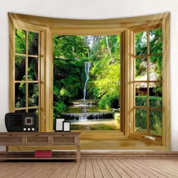 3D гобелен пейзаж мандала полиэстер