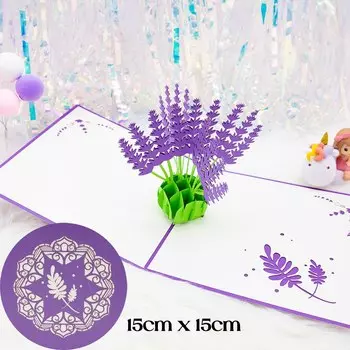 3D всплывающее поздравительное приглашение с днем рождения, поздравительная открытка с Днем матери, Дня отца, любовь, мама, папа, роза, пасхальный кролик, подарок с благодарностью