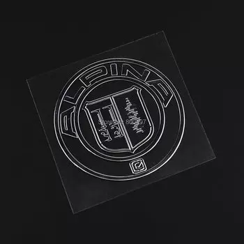 3D значок для багажника автомобиля из никелевого сплава, наклейка-эмблема, аксессуары, клейкий значок для автомобиля, наклейка для Alpina