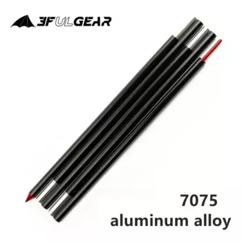 3f UL GEAR 2 шт. палатка брезентовая палатка 7075 алюминиевый сплав 16 мм 18 мм наружная опора для кемпинга солнцезащитный укрытие пляжные принадлежности