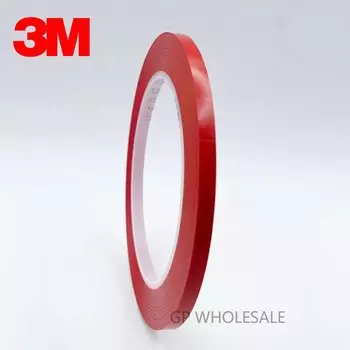 3M 471 прочная виниловая лента, длина 33M, комплект для украшения, маскировка, 3 мм, красный цвет, любой размер, можно разрезать