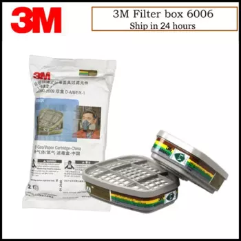 3M 6006CN химический респиратор для защиты от органических паров/кислотных газов, дыхательное оборудование NIOSH & LA