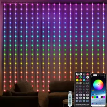 3M RGB светодиодные занавески