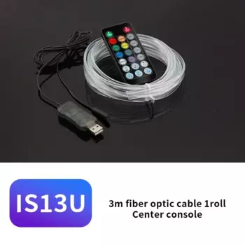 3M USB синий светодиодный автомобильный внутренний атмосферный светильник EL Cool Light Line неоновая полоса для автомобилей DIY гибкие экологические огни