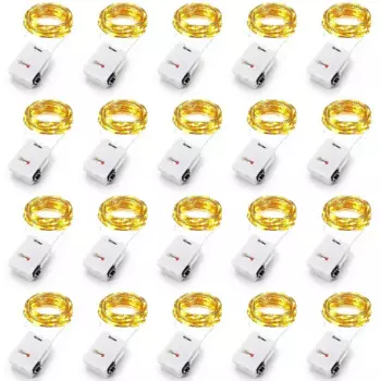 Медные светодиодные гирлянды, 2 метра, 30 светодиодов