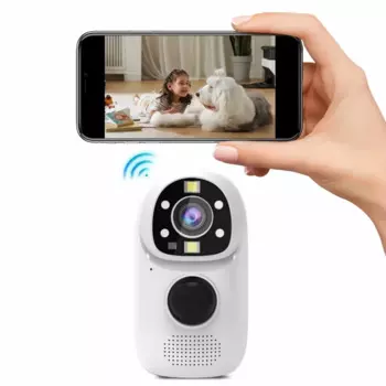 3MP 1296P V380pro наружная водонепроницаемая IP цилиндрическая камера ИК ночного видения Домашняя безопасность CCTV внутренняя связь радионяня