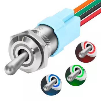 Daiertek, водонепроницаемые переключатели, 3 шт., 12В, RGB