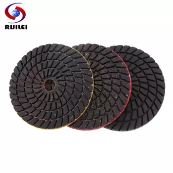 Полировальные накладки RIJILEI 4 дюйма, 3 ступени, медный сплав