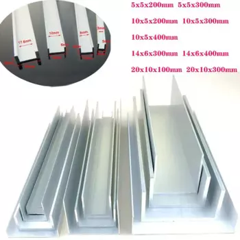 3 шт. Алюминиевый U-образный профиль с канавкой CNC-U-shape