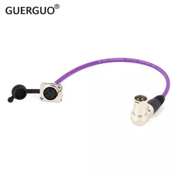 3PIN XLR прямоугольный Штекерный разъем к 3Pin D-тип XLR Женский панельный многоцветный аудиокабель для микрофона микшера 0,3 м-15 м