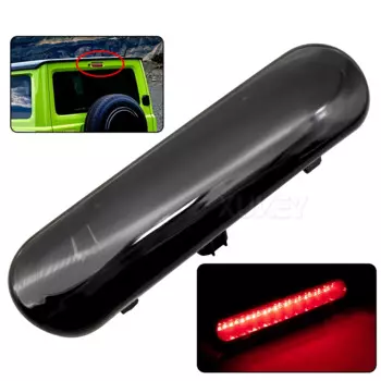 3-й центральный задний стоп-сигнал высокого уровня, стоп-сигнал, автомобильное светодиодное освещение, накладка для Suzuki Jimny JB64W JB74W 2018 2019 2020 2021