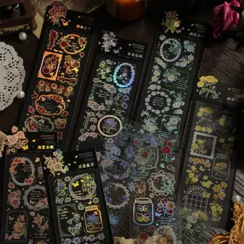 Набор наклеек CBTstationery Цветы Розы 3 листа