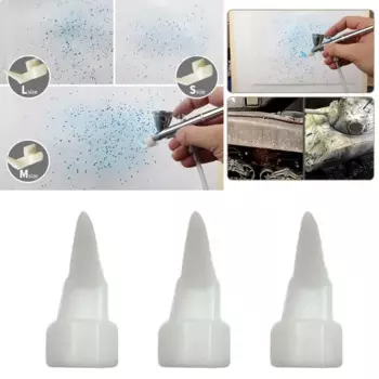 3шт Аэрограф с эффектом брызг чернил Многоцелевой простой в использовании точечный спрей