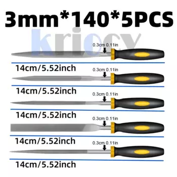 3x140 4x160 мм 5 шт. мини-металлический рашпиль, набор игл, инструменты для резьбы по дереву для быстрой шлифовки игл, ручной напильник для деревообработки