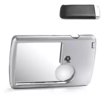 3X 6X мини карманное увеличительное стекло со светодиодной подсветкой