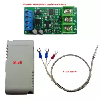 3X DC 8-25V PT100 Платиновый термостойкий преобразователь температуры RS485 Modbus RTU RTD модуль комплект PTA9B01