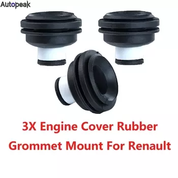 3X для Renault Clio II III Kangoo I Megane II III Scenic II III 1,5 1,9 зажимы для крепления резиновой втулки крышки двигателя 7701056972