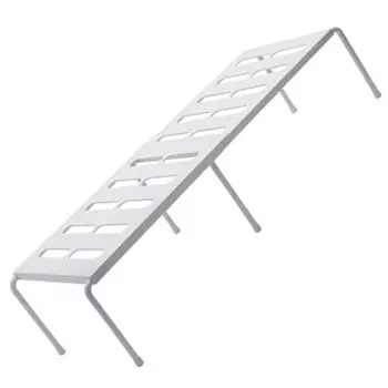 3x кухонная расширяемая стойка-органайзер для полки, стеллажи для ванной комнаты, под раковину, кладовую, настольный органайзер для хранения, держатели, белый