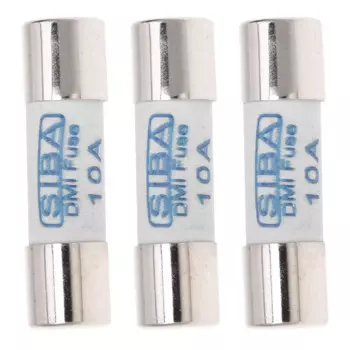 3x мультиметр 10x38 мм 1000 в 10 А цилиндрический керамический предохранитель белый