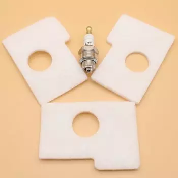 3x Воздушные фильтры и свеча зажигания L7T для бензопил Stihl