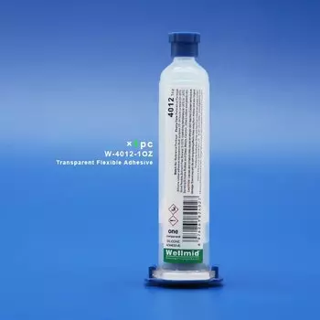 4012 Прозрачный гибкий клей, силиконовая резина. Необработанная обработка поверхности. Непроводящий гидроизоляционный шприц-герметик.