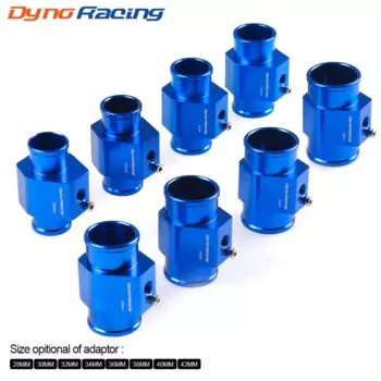 40-28mm Dynoracing Water Temperature Gauge Water Temp Joint Pipe Sensor 40mm 38mm 36mm 34mm 32mm 30mm 28mm Hose Adapter