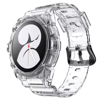 40/44mm for Samsung Galaxy Watch4 40mm 44mm Clear silicone strap Only fit for Samsung Galaxy Watch4 40mm 44mm Change the strap