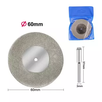 40/50/60 мм алмазный шлифовальный круг, отрезной диск по дереву, мини-циркулярные пилы для вращающихся инструментов, аксессуары, алмазный диск