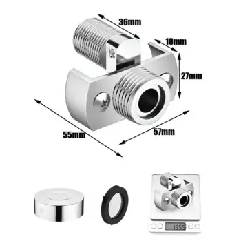 40 градусов регулируемый настенный смеситель, угловая изогнутая ножка, эксцентриковый винт, угловой адаптер для крана, приспособление для ванной комнаты
