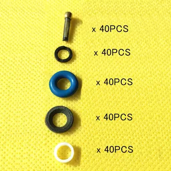 40 комплектов/200 шт. ремонтные комплекты топливных форсунок GDI для PE01-13-250B для Mazda 3 2.0L 2012-2013 CX-5 2.0L 2013-2014 (AY-RKG907)