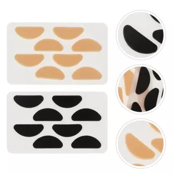 40 Pairs Sponges Glasses Eva Nose Pads Frame Sunglasses Eyeglass Repair 2x08x1cm Black Accessories Cushion Man