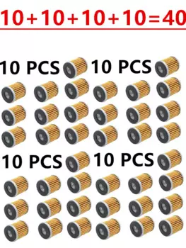 40 Pcs Factory Wholesale Price Motorcycle Oil Filter For YAMAHA XG250 XT250 YZF-R15 WR125/250 Exciter150 XMAX300 MWD300 Tricity