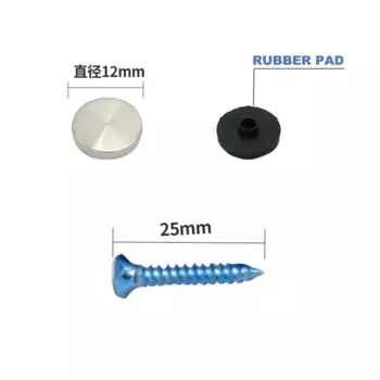 40 шт., акриловые зеркальные ногти из нержавеющей стали