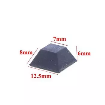 40 шт., черные резиновые ножки ZLinKJ