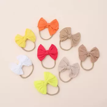 40 шт./лот 40 цветов подобрать новые нейлоновые детские повязки на голову для девочек хлопковая ткань детские заколки для волос для детей головные уборы