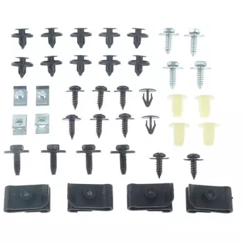 40 шт. щит для автомобильного брызговика, нижний брызговик, набор самонарезающих винтов для двигателя Toyota Avensis T25 под лотком, фотозажимы