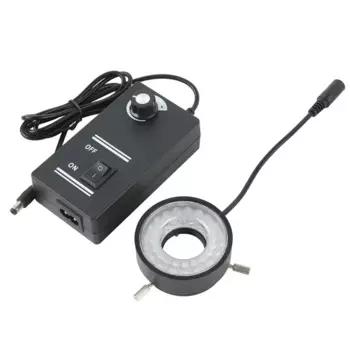 40 светодиодный, мини-Скоп, кольцо, Регулируемая лампа для микроскопа, освещение камеры, M28, резьбовой интерфейс, соединение 130X объектива