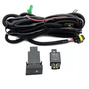 40A 12V H8 H11 Противотуманные фары, жгут проводов, розетка для Hyundai Accent 2000-2005, разъем провода, реле включения/выключения, автомобильные аксессуары