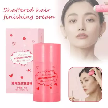 40g Hair Wax Stick Shattered Hair Finishing Cream Broken Hair Non-Greasy Smooth Repair Gel Artifact care Styling Loose J2U6