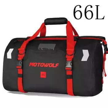 40л/66л мотоциклетная сумка, водонепроницаемый задний рюкзак, сумка для багажа для мотокросса, туристическая байкерская сумка, ночная светоотражающая сумка
