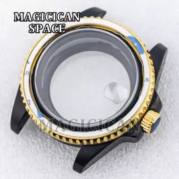 40mm Case for SUB GMT Sapphire Glass 10ATM Waterproof 316L Stainless Steel Watch Case fit NH34/NH35/NH36 Movement Watch Parts