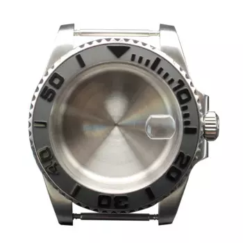 40mm Men Diving Watch Case Sapphire For YACHT MASTER Seiko Nh35 Nh36 Nh34/38 4R36 Eta 2824 Miyota 8215 8205 Movement 28.5mm Dial