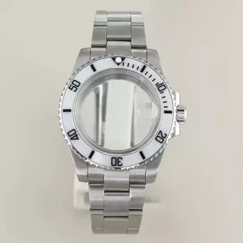 40mm nh35 Case Watch Replacement Repair Parts 316L Bracelet Sapphire Crystal For Seiko NH35 NH36 NH34/38 8215 2824 Movement SUB
