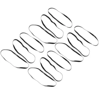 40pcs Cassette Recorder Belt 4mm Flat Folded 11 14 5cm Rubber Tape Machine Office DVD Player Spare Part Anti