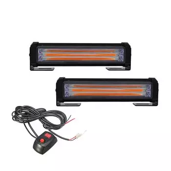 40W 80W COB Автомобиль Грузовик Решетка Светодиодный Стробоскоп Пожарный Полицейский Мигающий Аварийный Предупреждающий Свет Красный Синий Желтый Белый 12V 24V