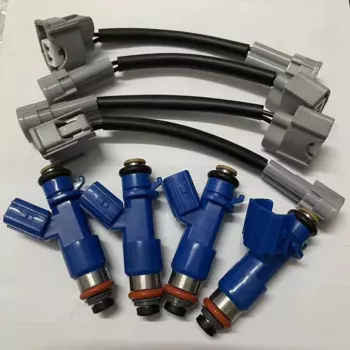 410cc RDX Fuel Injector with plugs 16450RWCA01 16450-RWC-A01 for Acu-ra HON-DA- 07-12 Honda Civic-Integra RSX K20 K24 B16 B18